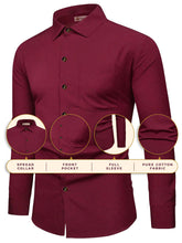 Navkanj Men's Slim Fit Spread Collar Pure Cotton Formal Shirt